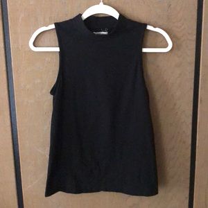 Madewell Mock Neck Sleeveless Tee